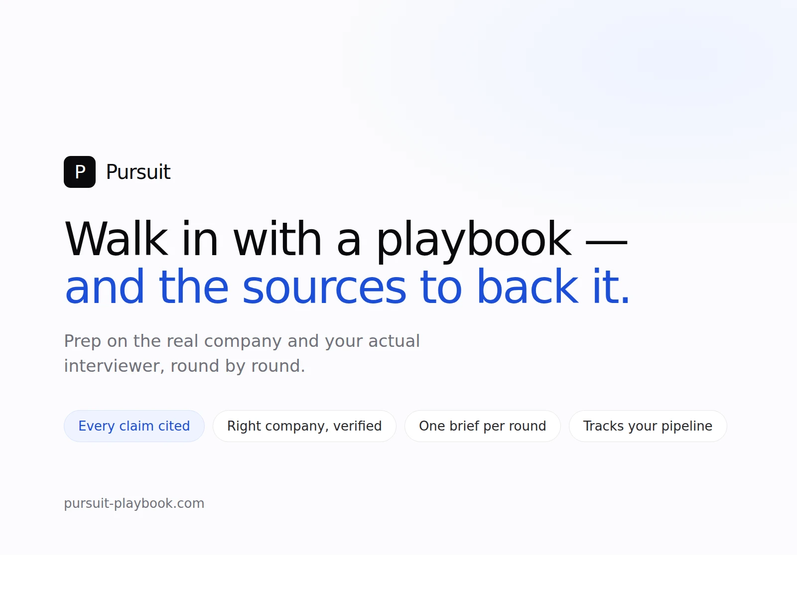 Pursuit product preview